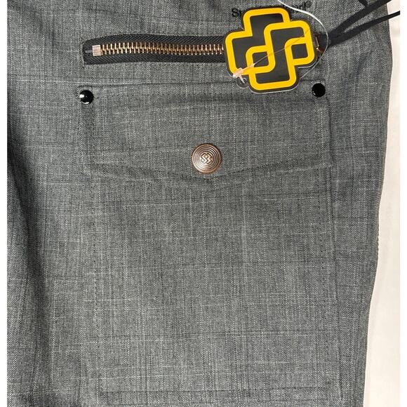 Special Blend Revolver 15K Ski Snowboarding Pants Men XS Crosshatch Denim NWT! - Picture 4 of 12